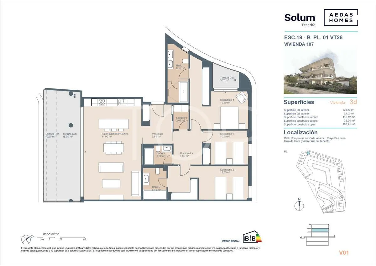 Wunderschöne drei-Zimmer-Wohnung in bester Lage in Playa San Juan
