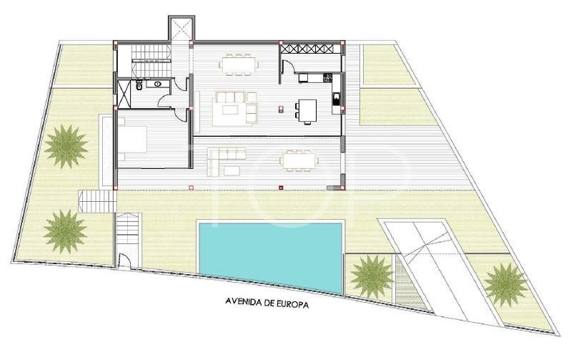 Neubau Villa mit Meerblick und privatem Pool in San Eugenio, Adeje