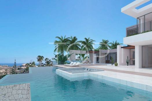 Espectacular villa exclusiva de nueva construcción en venta en una ubicación privilegiada con piscina desbordante y vistas panorámicas