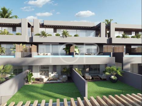 Fantastic seafront duplex with private pool in exclusive brand-new development in the south of Tenerife