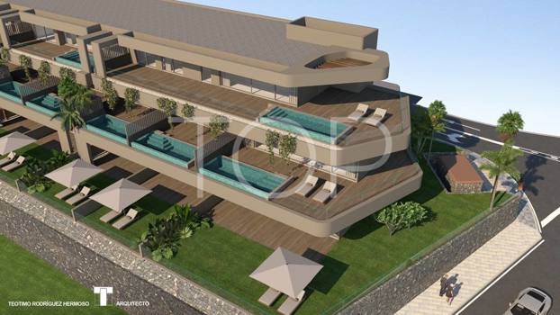 Fantástico apartamento triplex frente al mar y con piscina privada en exclusivo complejo de nueva construcción en el sur de Tenerife