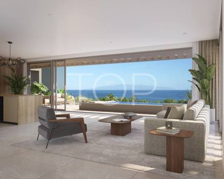 Fantastic seafront triplex with private pool in exclusive brand-new development in the south of Tenerife