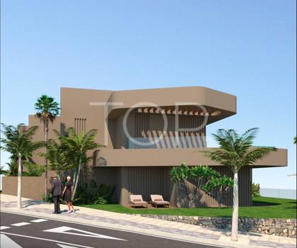 Fantástica villa adosada frente al mar y con piscina privada en exclusivo complejo de nueva construcción en el sur de Tenerife