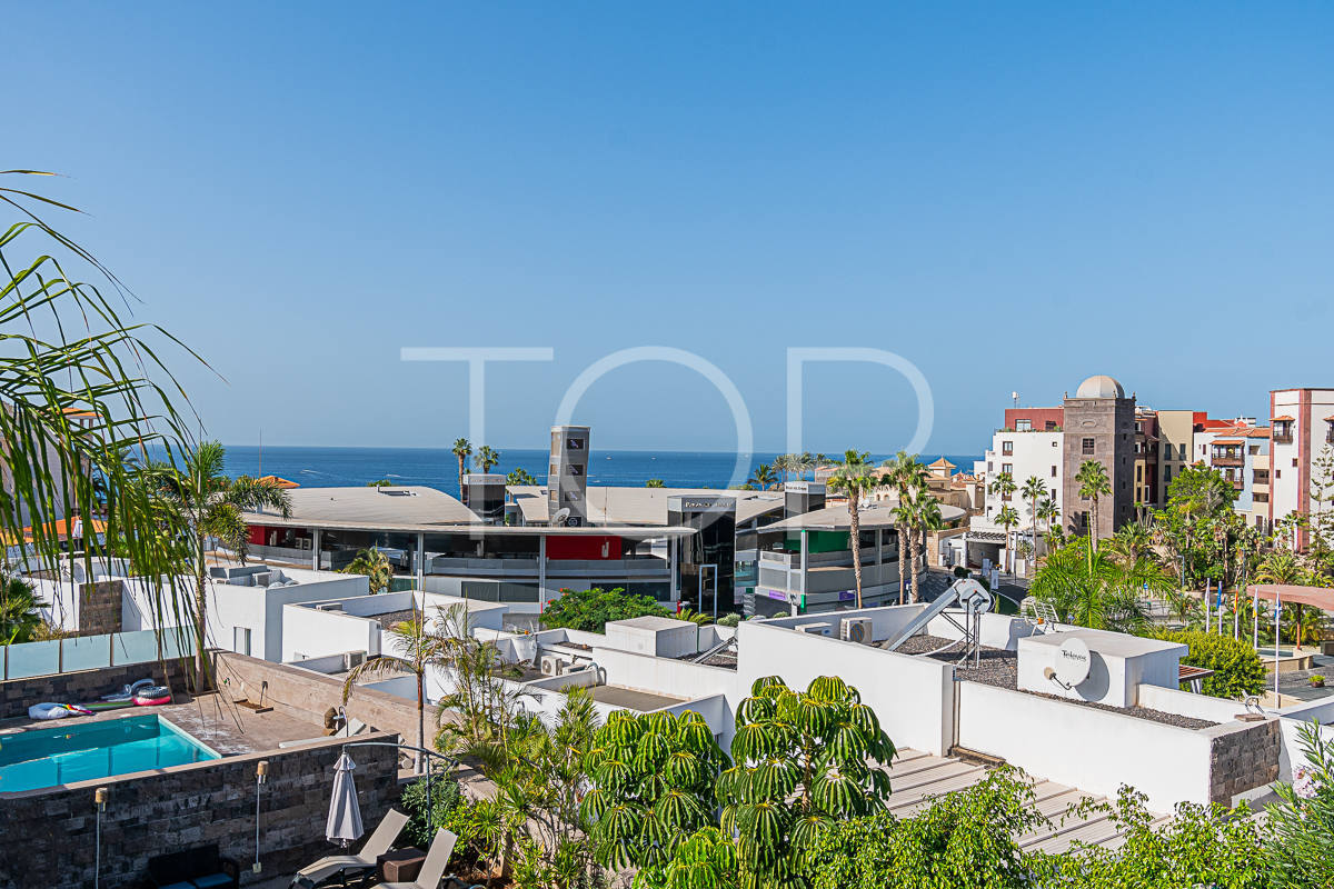 Stunning modern villa with ocean views for sale in luxury Playa del Duque area