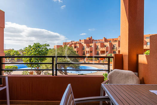 Lovely apartment with garden and pool view in front of La Tejita beach, El Médano