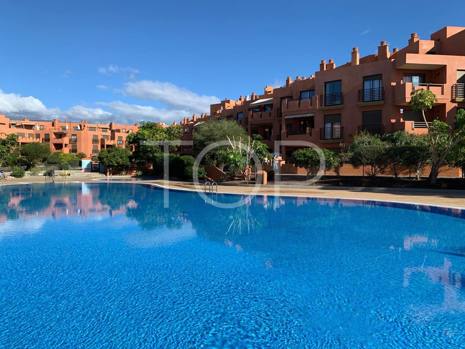 Schöne Wohnung mit Garten- und Poolblick vor dem Strand La Tejita, El Médano
