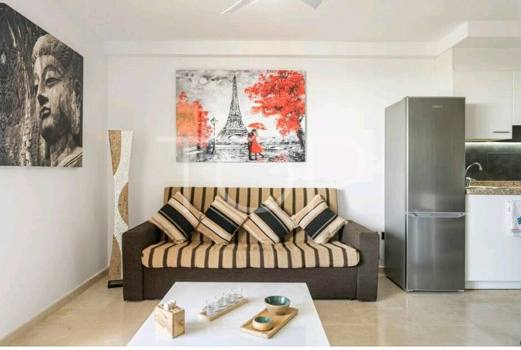 Geräumige Wohnung mit einem Schlafzimmer und Meerblick zum Verkauf in Palm-Mar
