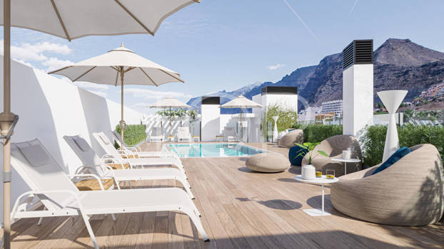 Apartamento exclusivo de nueva promoción con impresionantes vistas en Playa Santiago