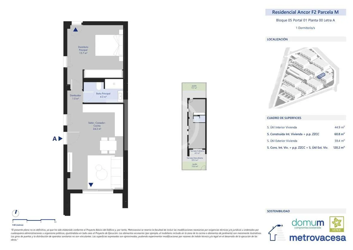 New development apartment in the natural surroundings of Ancor II in Abades, Tenerife