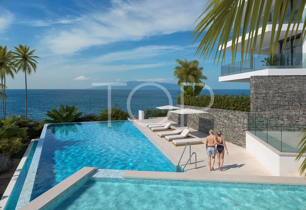 Nuevo apartamento de lujo frente al mar en la zona privilegiada de Rokabella, Costa Adeje