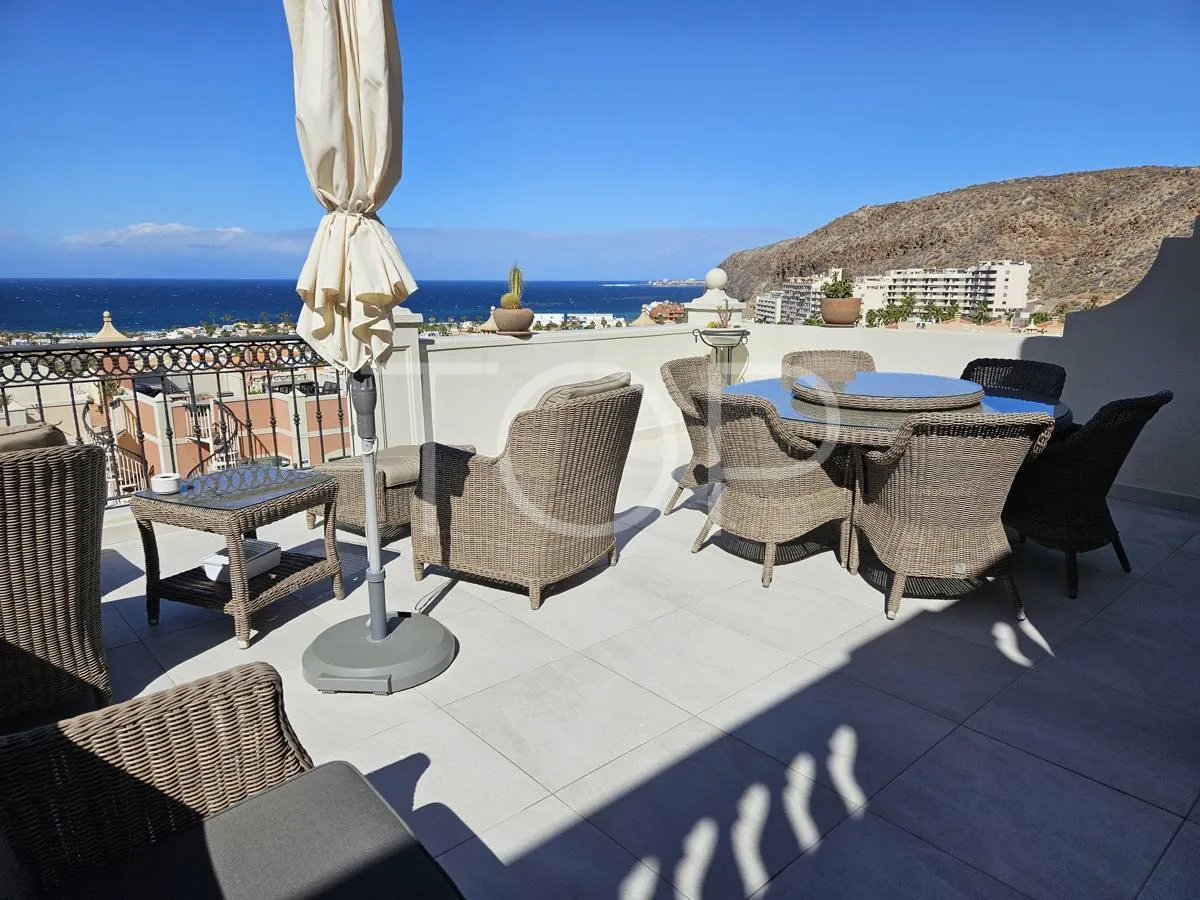 Unique in Palm-Mar: exclusive duplex penthouse with panoramic sea views and spacious terraces