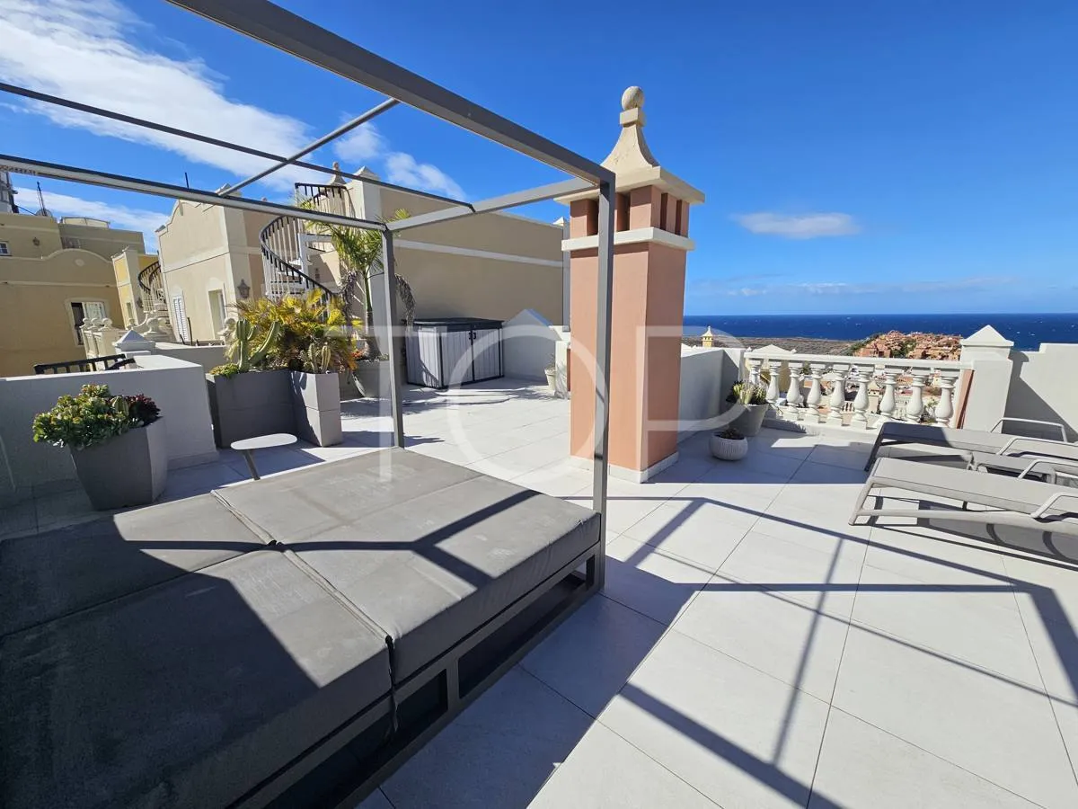 Unique in Palm-Mar: exclusive duplex penthouse with panoramic sea views and spacious terraces