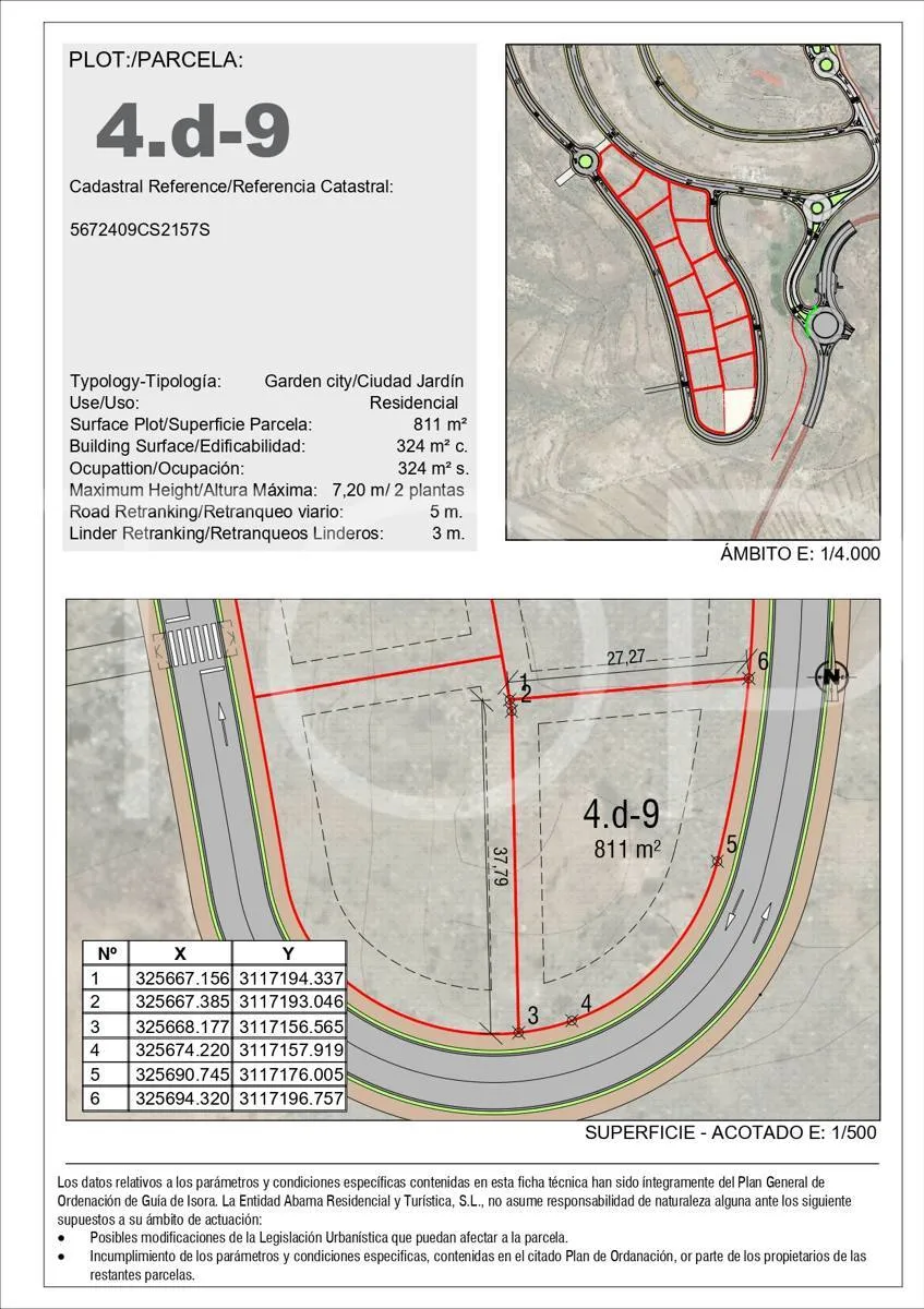 Building plots for sale at  Abama Golf