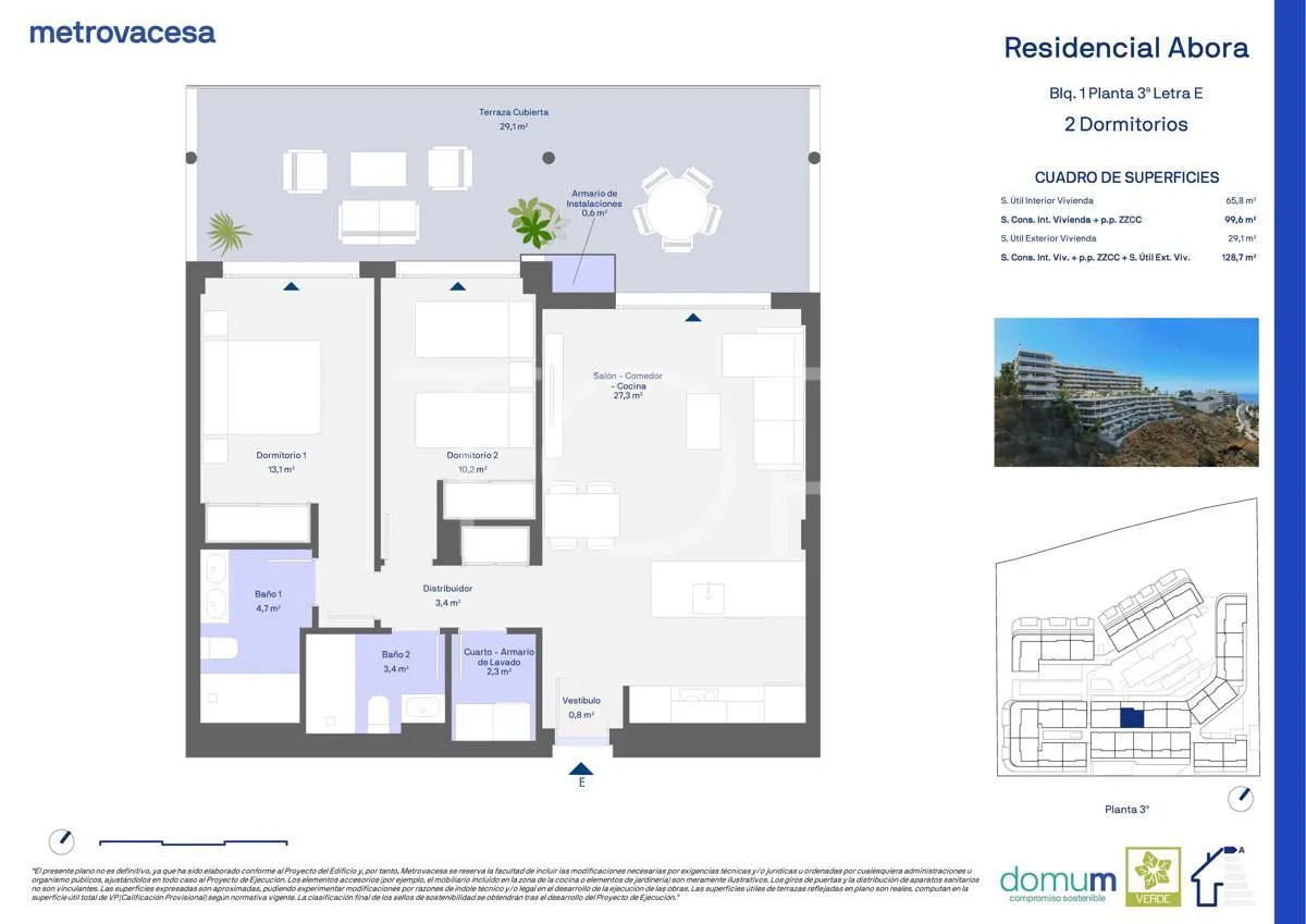 Neue Wohnung mit zwei Schlafzimmern in der Anlage Abora, Costa Adeje