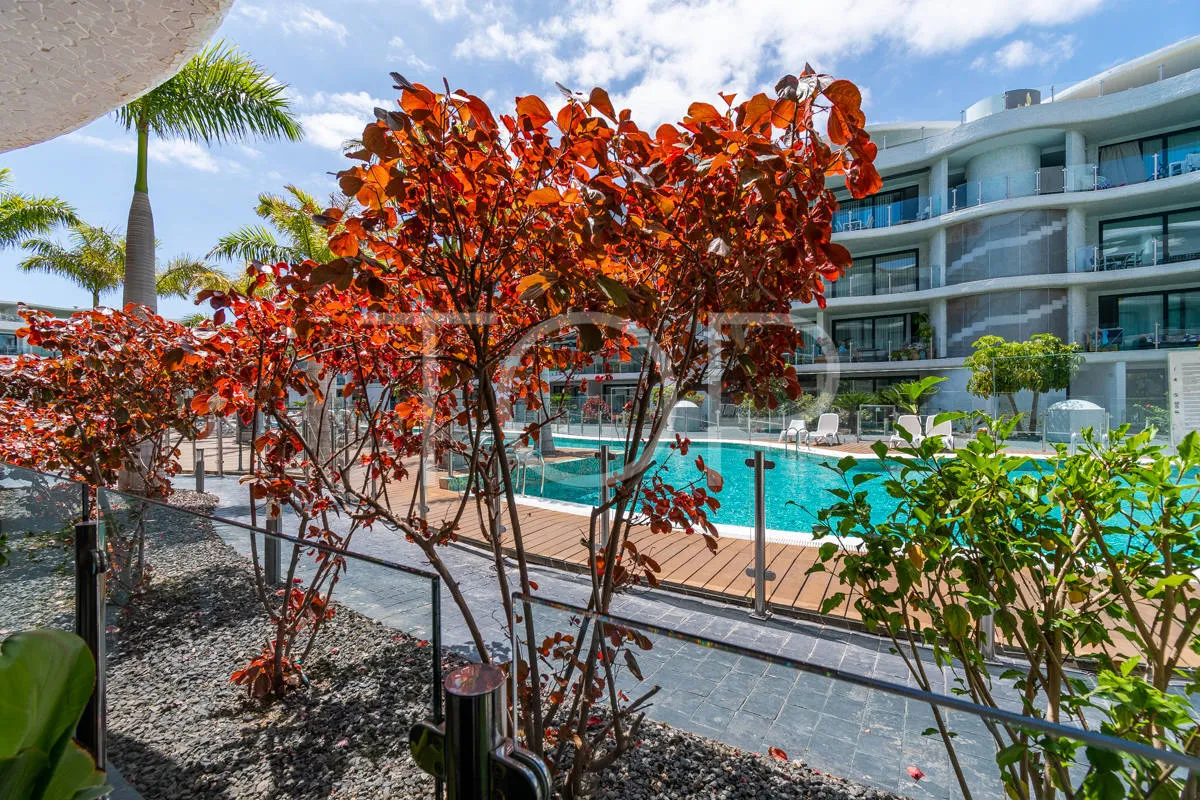 Moderne Zwei-Zimmer-Wohnung in der exklusiven Anlage Las Olas in Palm-Mar, Arona