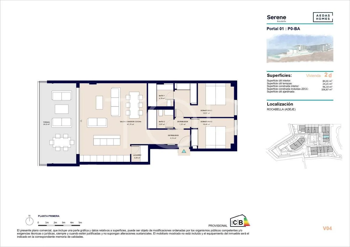 Neue Luxuswohnung direkt am Meer in der privilegierten Gegend von Rokabella, Costa Adeje
