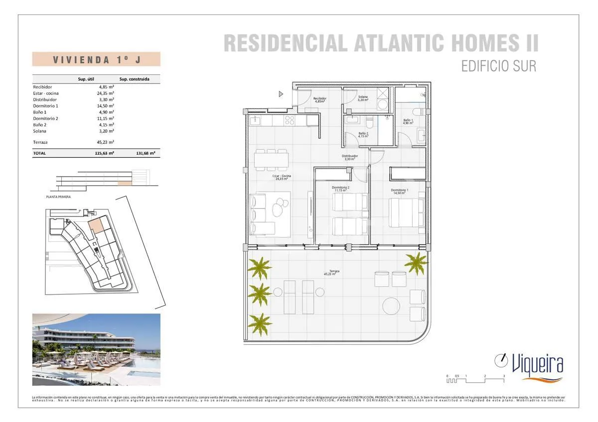 Bonito apartamento de dos dormitorios en El Madroñal, Costa Adeje