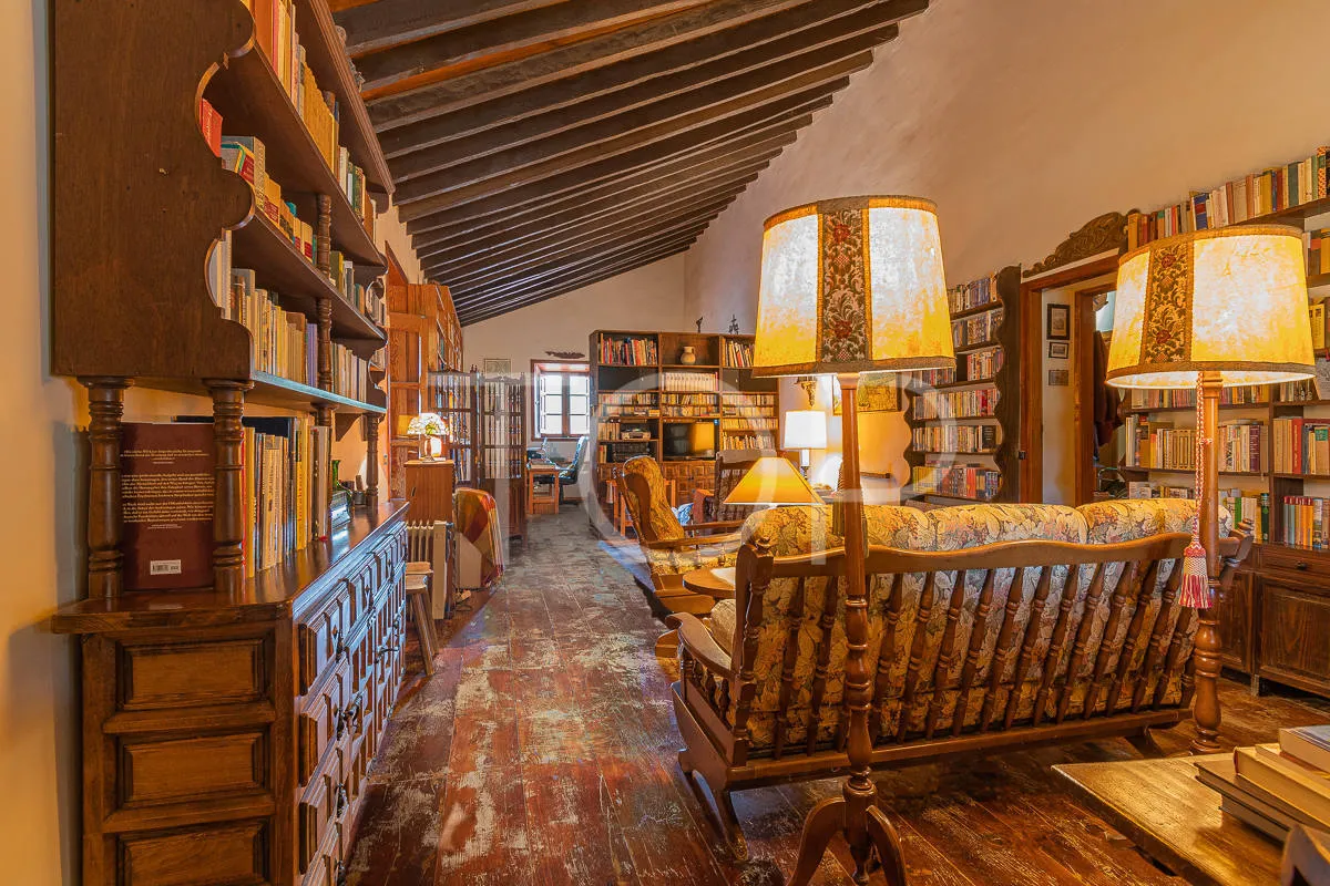 Preciosa casa canaria con gran jardín y vistas al mar en Aldea Blanca