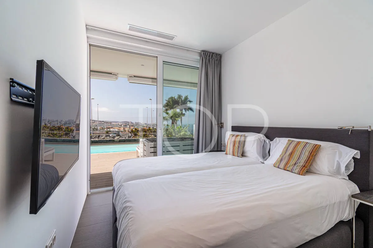 Apartamento de dos dormitorios con piscina privada en Baobab