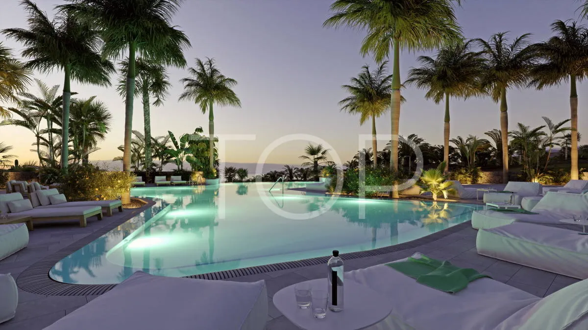 Exclusivo duplex de lujo con 3 dormitorios con vistas al mar en Abama Golf Resort