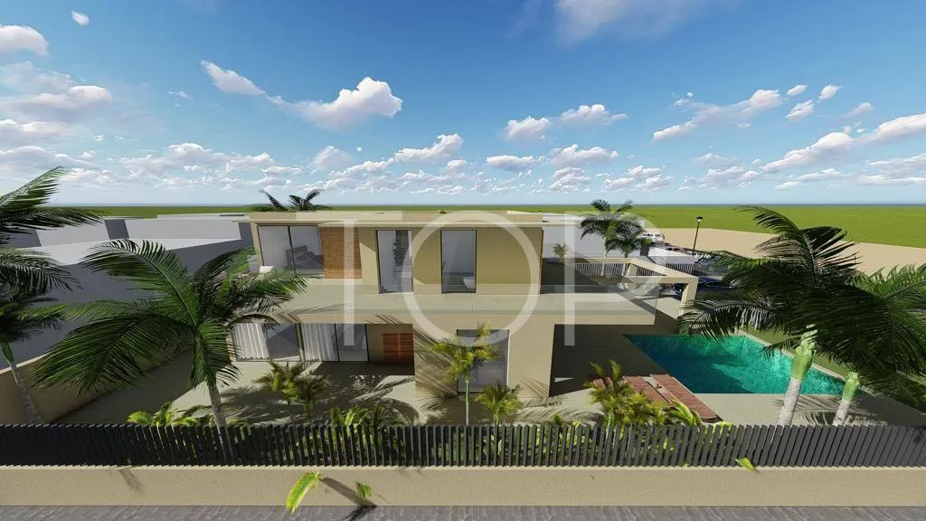Lujosa villa de nueva construcción con impresionantes vistas en Palm Mar