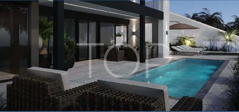 Lujosa villa con vistas al mar y piscina privada en San Eugenio, Adeje - ¡la casa de sus sueños en la costa!