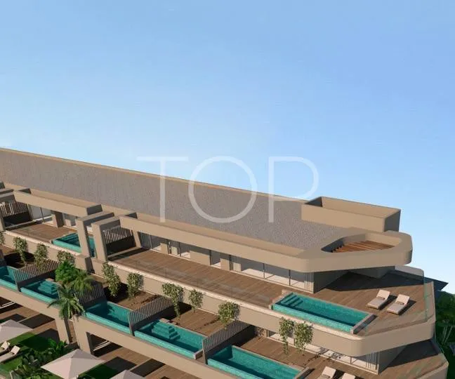 Fantástico ático frente al mar y con piscina privada en exclusivo complejo de nueva construcción en el sur de Tenerife