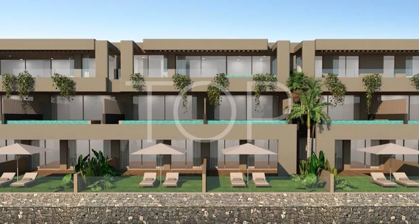 Fantástico apartamento dúplex frente al mar y con piscina privada en exclusivo complejo de nueva construcción en el sur de Tenerife
